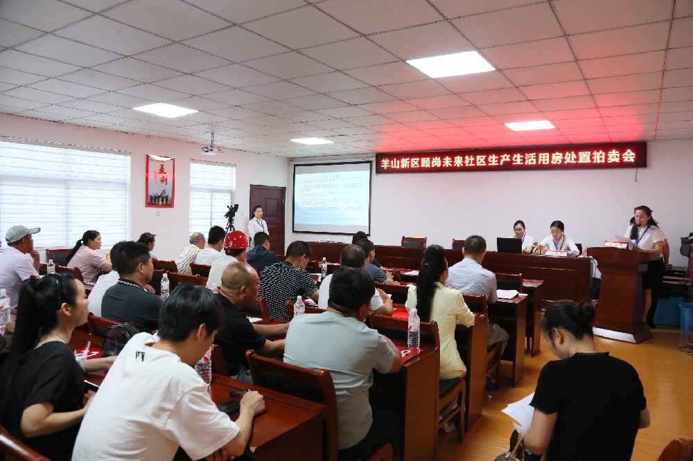 羊山新區(qū)顧崗未來社區(qū)生產生活用房拍賣會